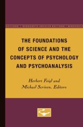 book The Foundations of Science and the Concepts of Psychology and Psychoanalysis