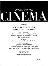 book Cahiers du Cinéma n. 260-278