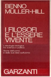 book I filosofi e l’essere vivente