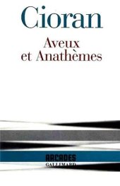 book Aveux et anathemes