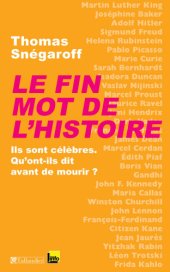 book Le fin mot de l’histoire