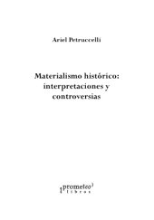 book Materialismo histórico. Interpretaciones y controversias