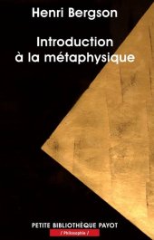 book Introduction à la métaphysique