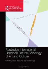 book Routledge International Handbook of the Sociology of Art and Culture