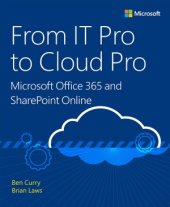 book From IT Pro to Cloud Pro Microsoft Office 365 and SharePoint Online