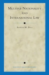 book Multiple Nationality and International Law