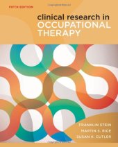 book Clinical Research in Occupational Therapy