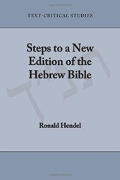 book Steps to a New Edition of the Hebrew Bible