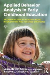 book Applied Behavior Analysis in Early Childhood Education: An Introduction to Evidence-based Interventions and Teaching Strategies