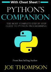 book PYTHON  PYTHON'S COMPANION, A STEP BY STEP GUIDE FOR BEGINNERS TO START CODING TODAY!