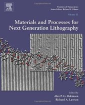 book Materials and Processes for Next Generation Lithography