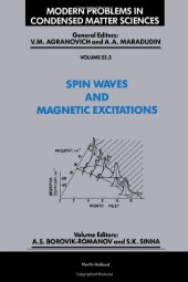 book Spin Waves and Magnetic Excitations