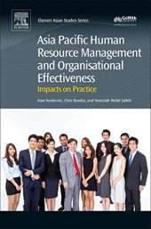 book Asia Pacific Human Resource Management and Organisational Effectiveness. Impacts on Practice