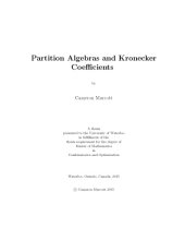 book Partition Algebras and Kronecker Coefficients [Master thesis]