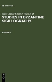 book Studies in Byzantine Sigillography 9