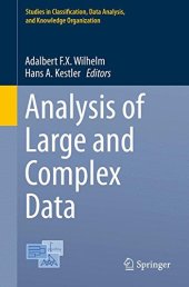 book Analysis of Large and Complex Data