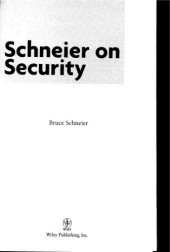 book Schneier on Security