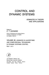 book Advances in Algorithms and Computational Techniques in Dynamic Systems Control, Part 1 of 3