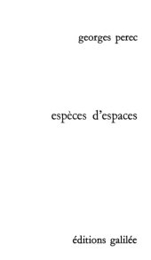 book Espèce d’espace