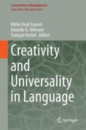 book Creativity and Universality in Language