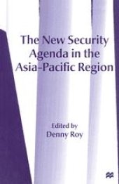 book The New Security Agenda in the Asia-Pacific Region