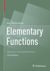 book Elementary Functions: Algorithms and Implementation