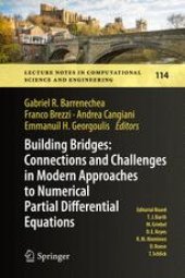 book Building Bridges: Connections and Challenges in Modern Approaches to Numerical Partial Differential Equations