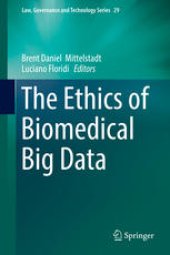 book The Ethics of Biomedical Big Data