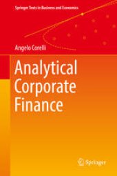 book Analytical Corporate Finance