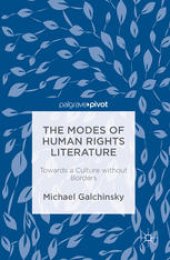 book The Modes of Human Rights Literature: Towards a Culture without Borders