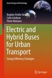 book Electric and Hybrid Buses for Urban Transport: Energy Efficiency Strategies