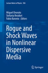 book Rogue and Shock Waves in Nonlinear Dispersive Media