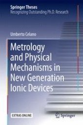 book Metrology and Physical Mechanisms in New Generation Ionic Devices