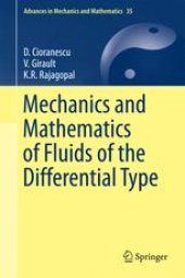 book Mechanics and Mathematics of Fluids of the Differential Type