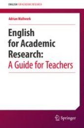 book English for Academic Research: A Guide for Teachers