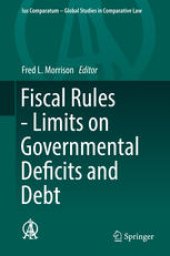 book Fiscal Rules - Limits on Governmental Deficits and Debt