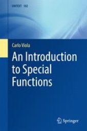 book An Introduction to Special Functions