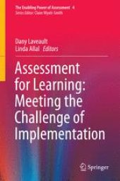 book Assessment for Learning: Meeting the Challenge of Implementation