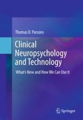 book Clinical Neuropsychology and Technology: What’s New and How We Can Use It