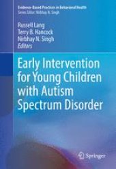 book Early Intervention for Young Children with Autism Spectrum Disorder