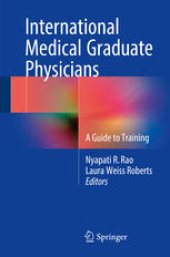 book International Medical Graduate Physicians: A Guide to Training