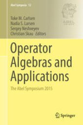 book Operator Algebras and Applications: The Abel Symposium 2015