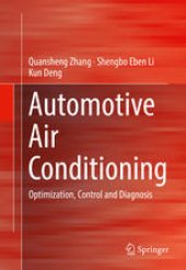 book Automotive Air Conditioning: Optimization, Control and Diagnosis