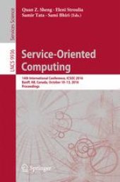 book Service-Oriented Computing: 14th International Conference, ICSOC 2016, Banff, AB, Canada, October 10-13, 2016, Proceedings