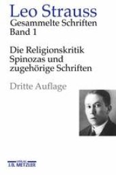 book Die Religionskritik Spinozas und zugehörige Schriften