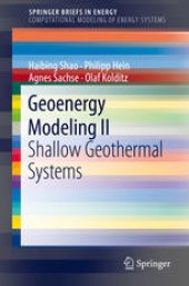 book Geoenergy Modeling II: Shallow Geothermal Systems