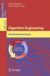 book Algorithm Engineering: Selected Results and Surveys