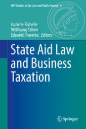 book State Aid Law and Business Taxation