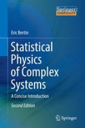 book Statistical Physics of Complex Systems: A Concise Introduction