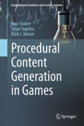 book Procedural Content Generation in Games